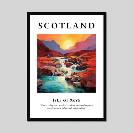 Poster of Isle of Skye, Scotland.