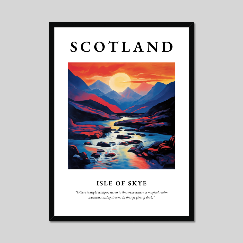 Poster of Isle of Skye, Scotland.