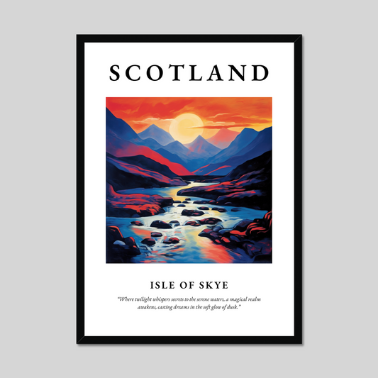 Poster of Isle of Skye, Scotland.