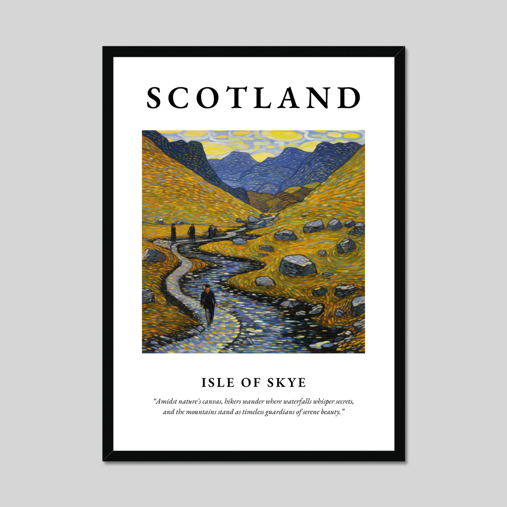 Poster of Isle of Skye, Scotland.