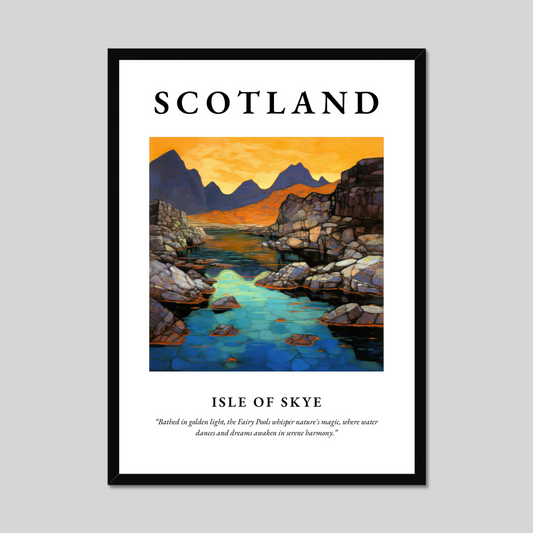 Poster of Isle of Skye, Scotland.