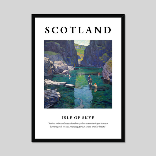 Poster of Isle of Skye, Scotland.