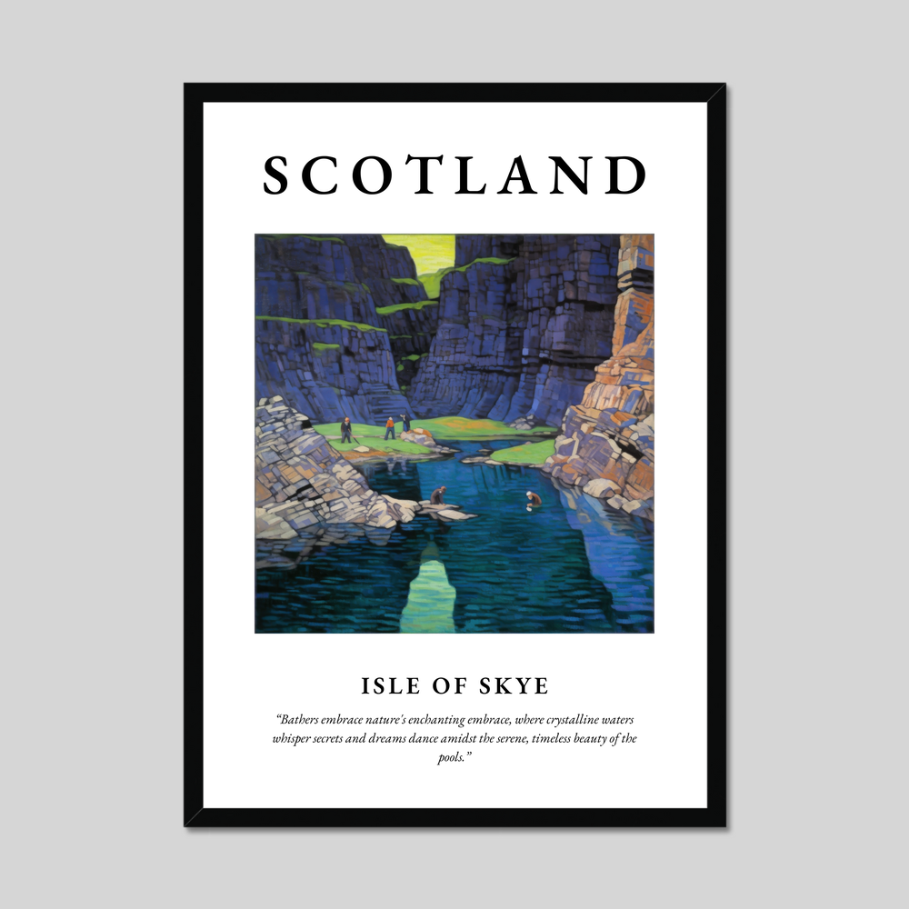 Poster of Isle of Skye, Scotland.