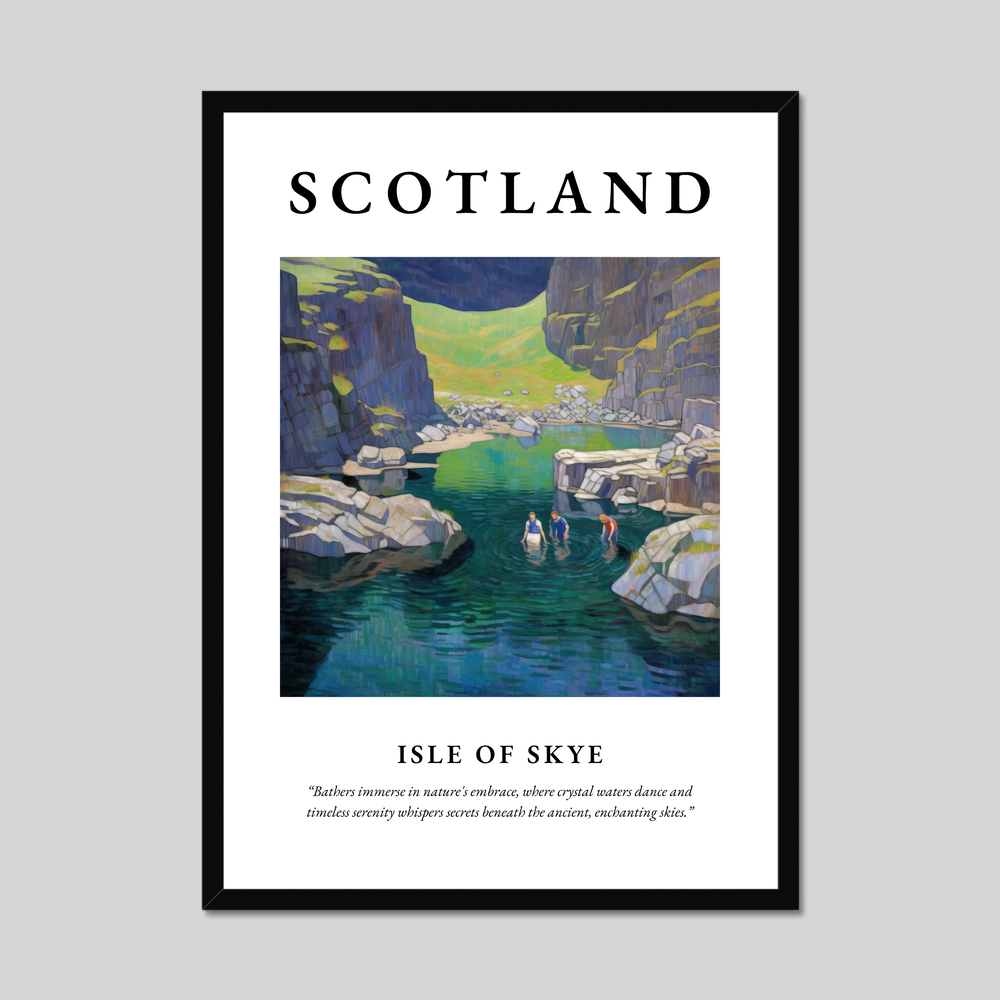 Poster of Isle of Skye, Scotland.