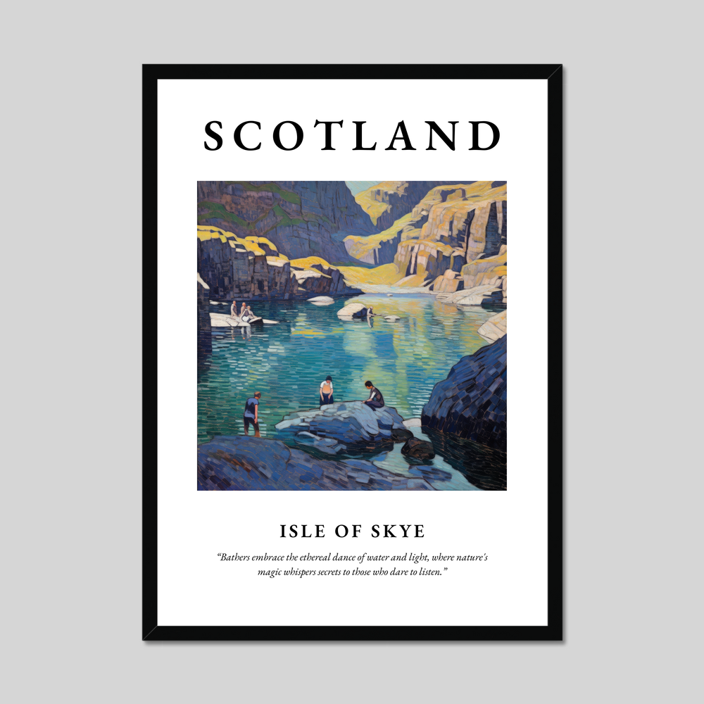 Poster of Isle of Skye, Scotland.