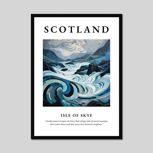 Poster of Isle of Skye, Scotland.