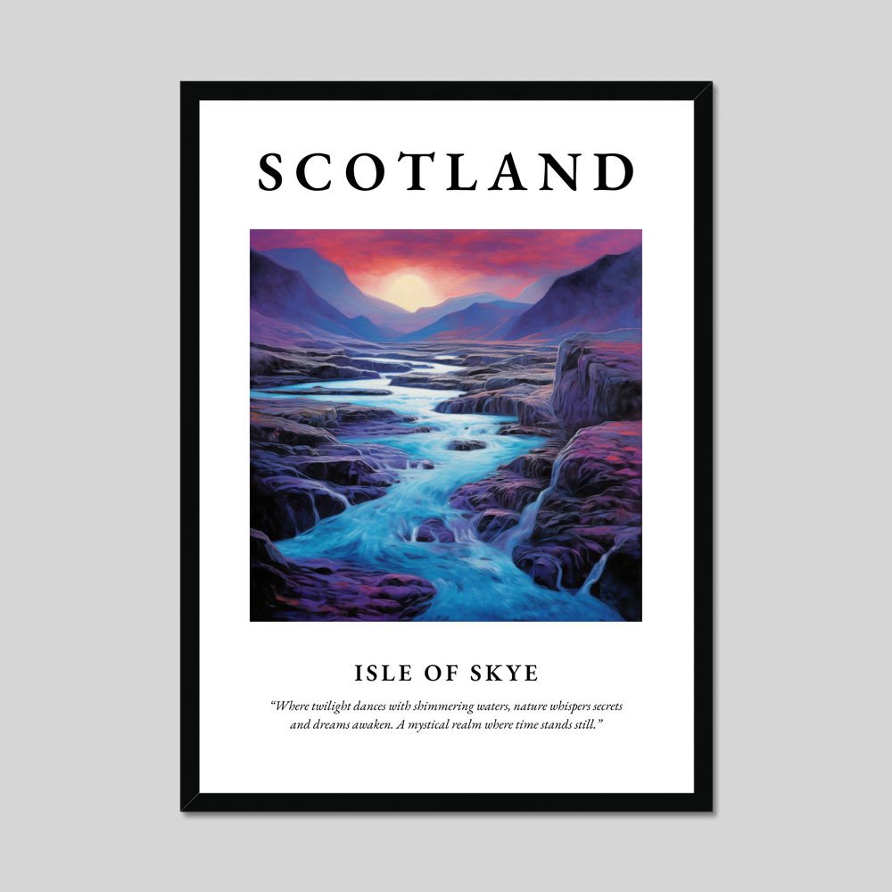 Poster of Isle of Skye, Scotland.