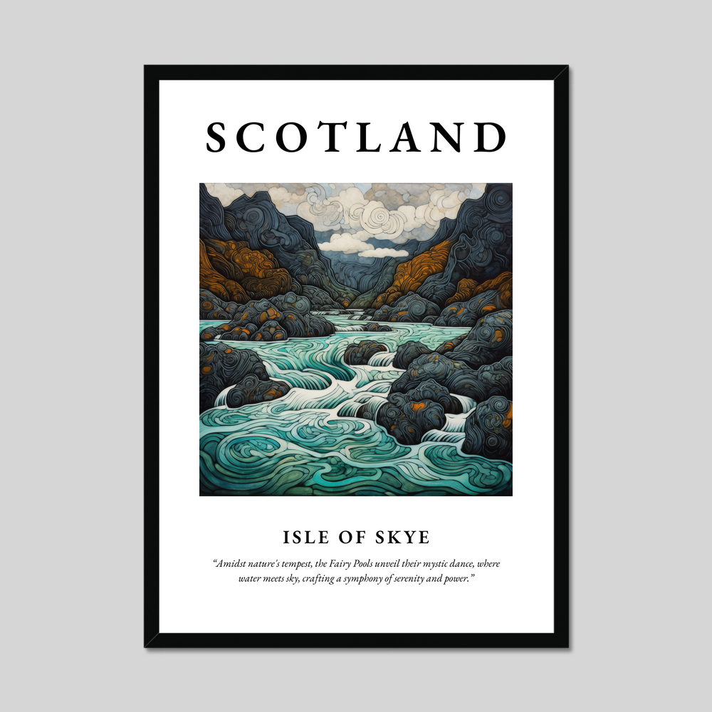 Poster of Isle of Skye, Scotland.