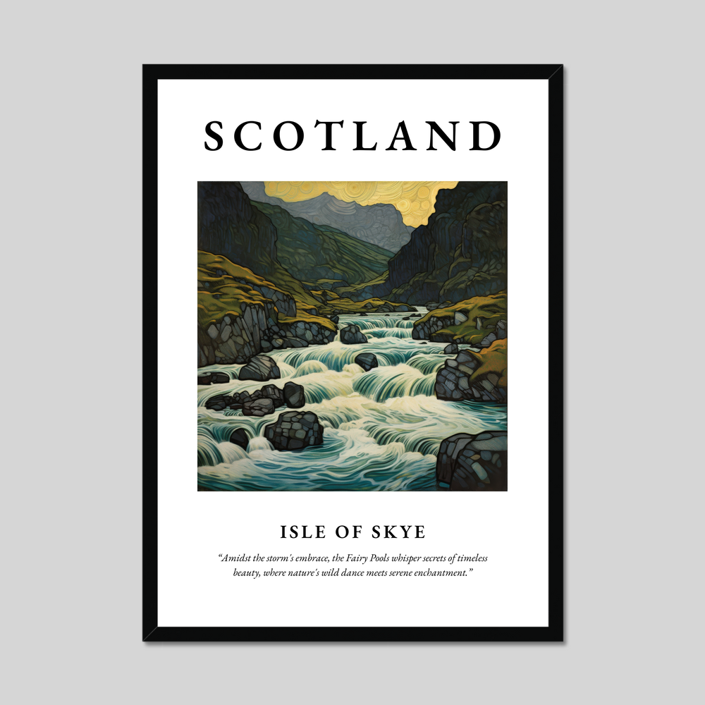 Poster of Isle of Skye, Scotland.