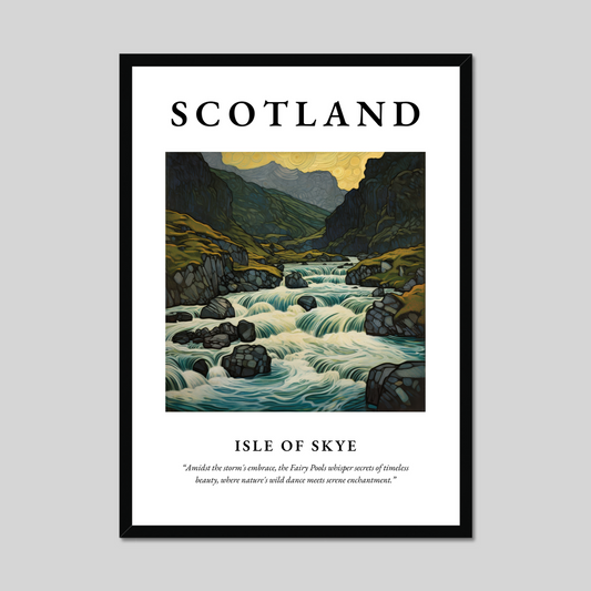 Poster of Isle of Skye, Scotland.