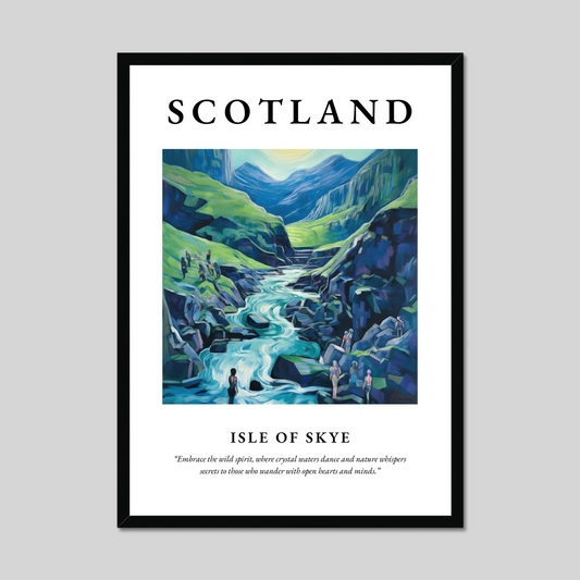 Poster of Isle of Skye, Scotland.