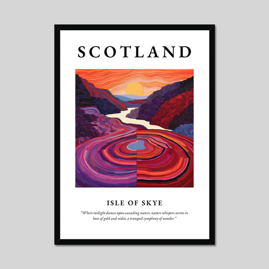 Poster of Isle of Skye, Scotland.