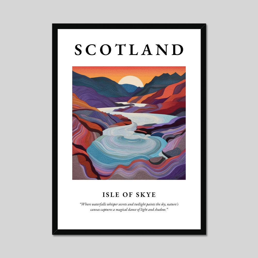 Poster of Isle of Skye, Scotland.