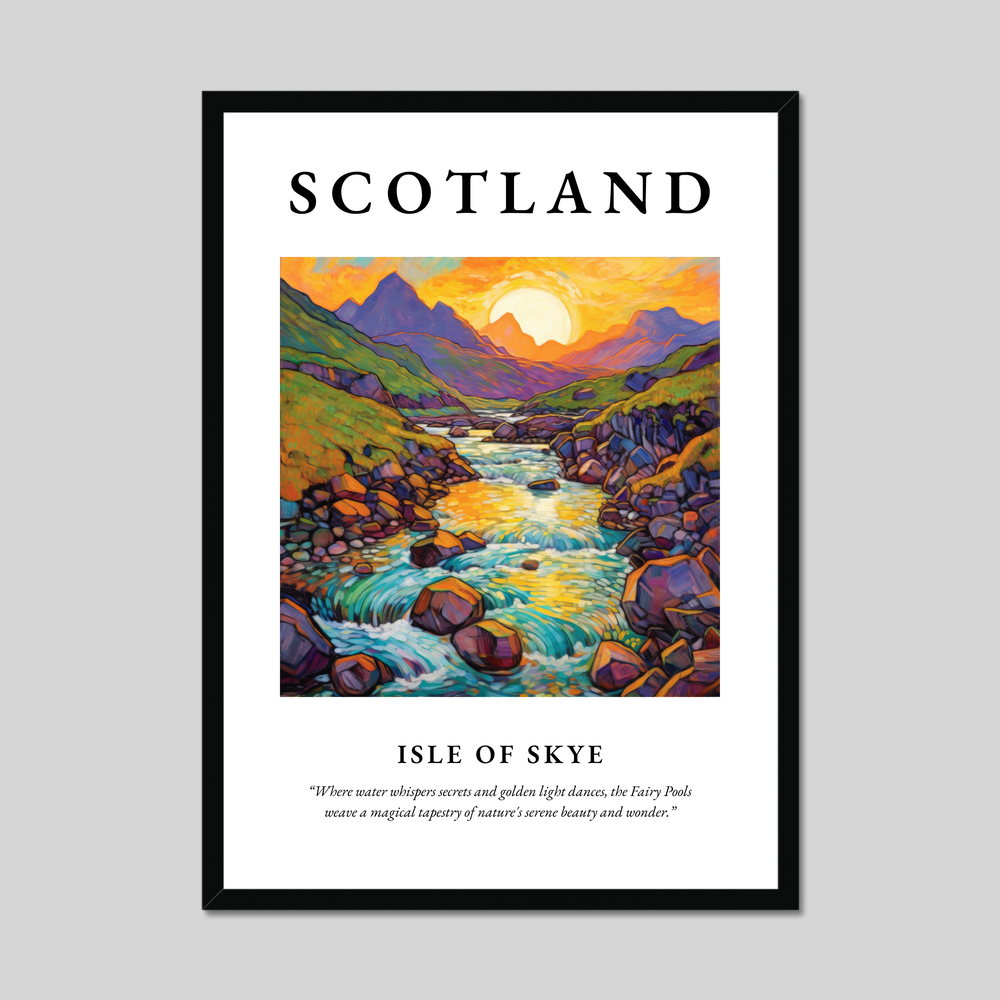 Poster of Isle of Skye, Scotland.