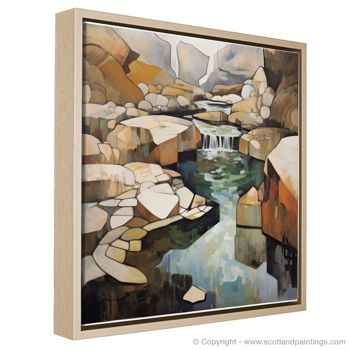 Cubist Serenade of The Fairy Pools