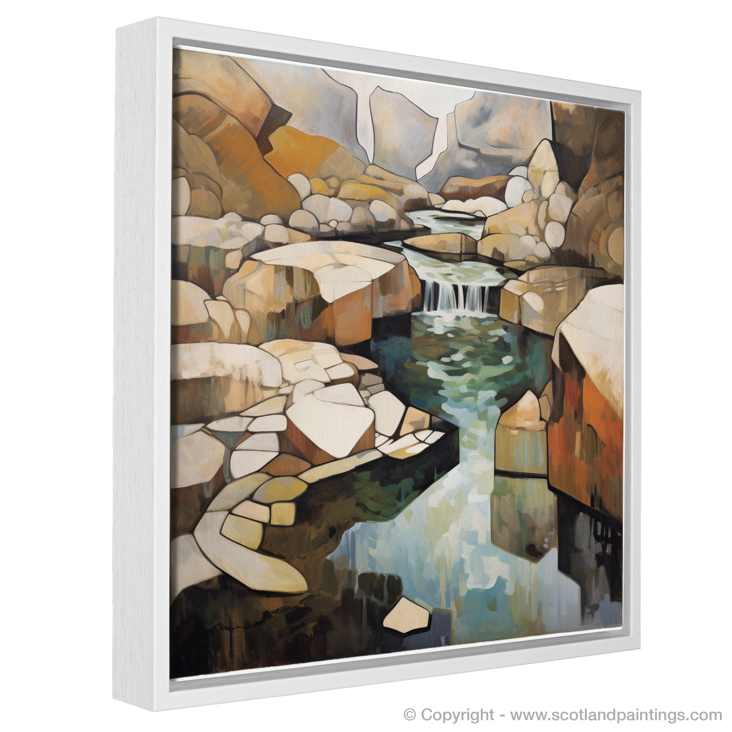 Cubist Serenade of The Fairy Pools