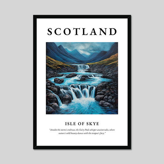 Poster of Isle of Skye, Scotland.