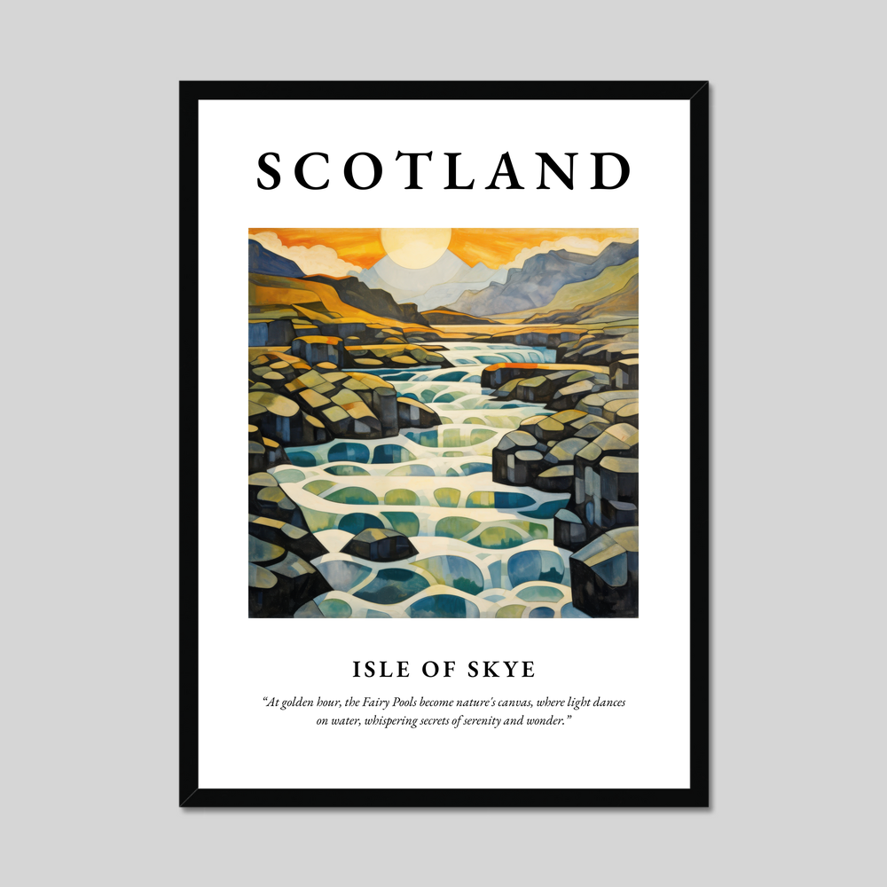 Poster of Isle of Skye, Scotland.