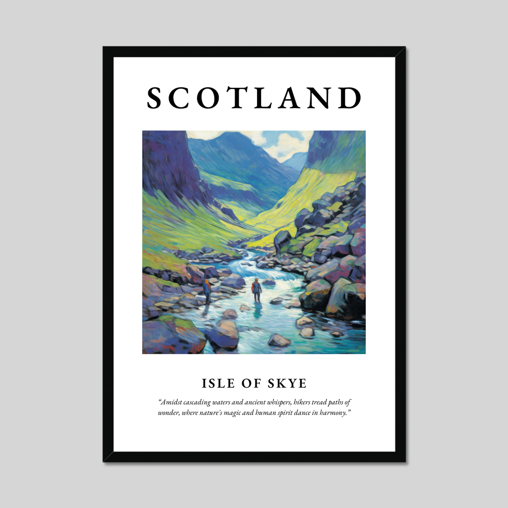 Poster of Isle of Skye, Scotland.