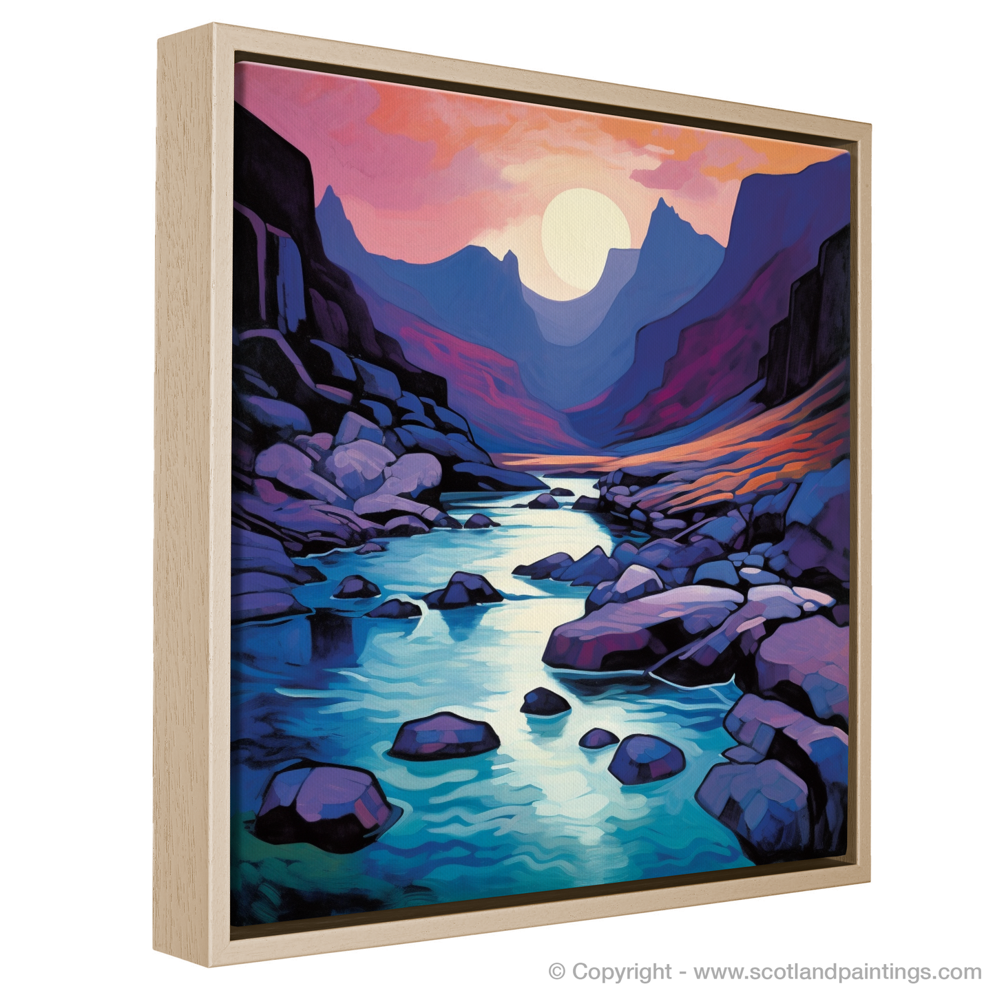 Fairy Pools Dusk Reverie: A Fauvist Ode to Skye's Wilderness