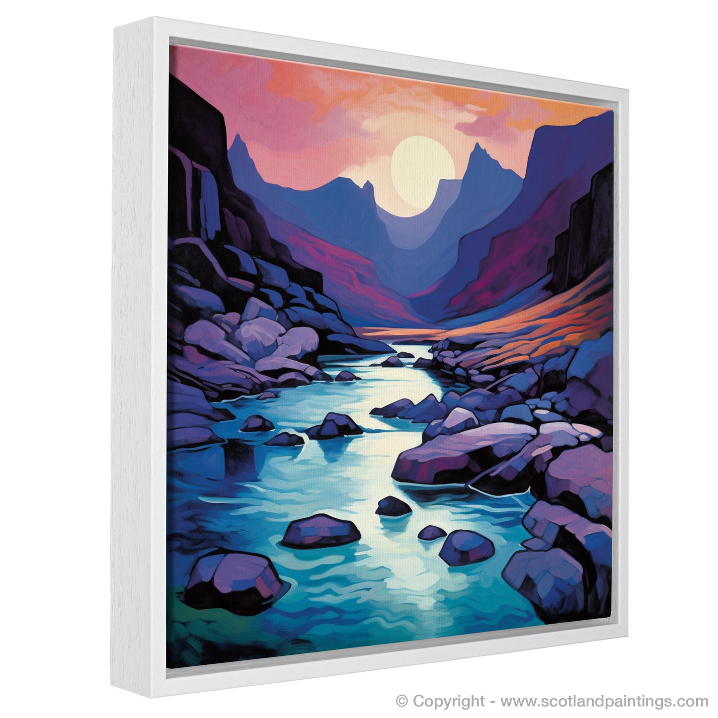 Fairy Pools Dusk Reverie: A Fauvist Ode to Skye's Wilderness