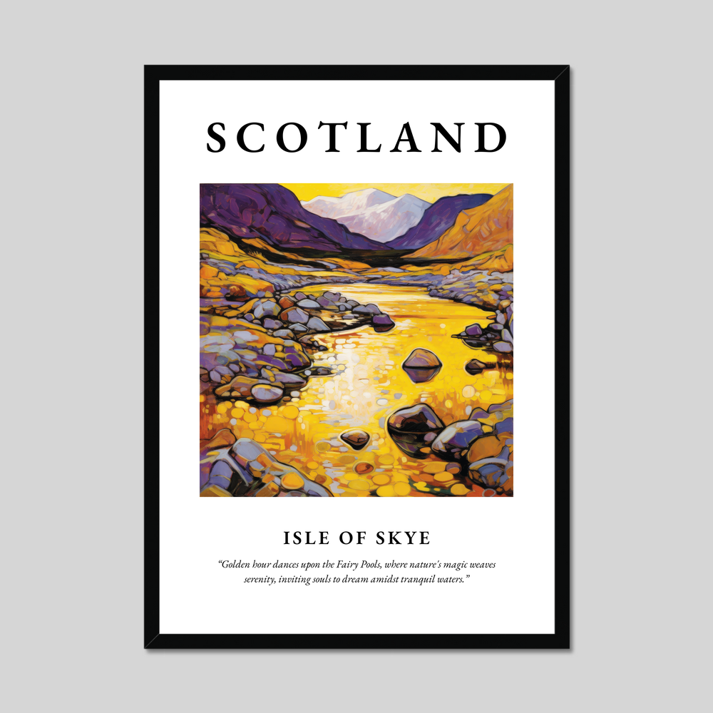 Poster of Isle of Skye, Scotland.