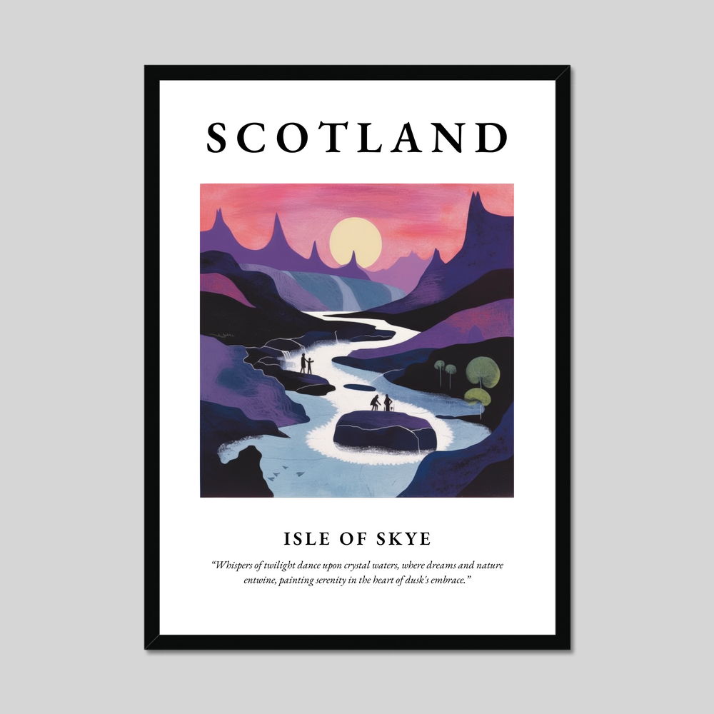 Poster of Isle of Skye, Scotland.