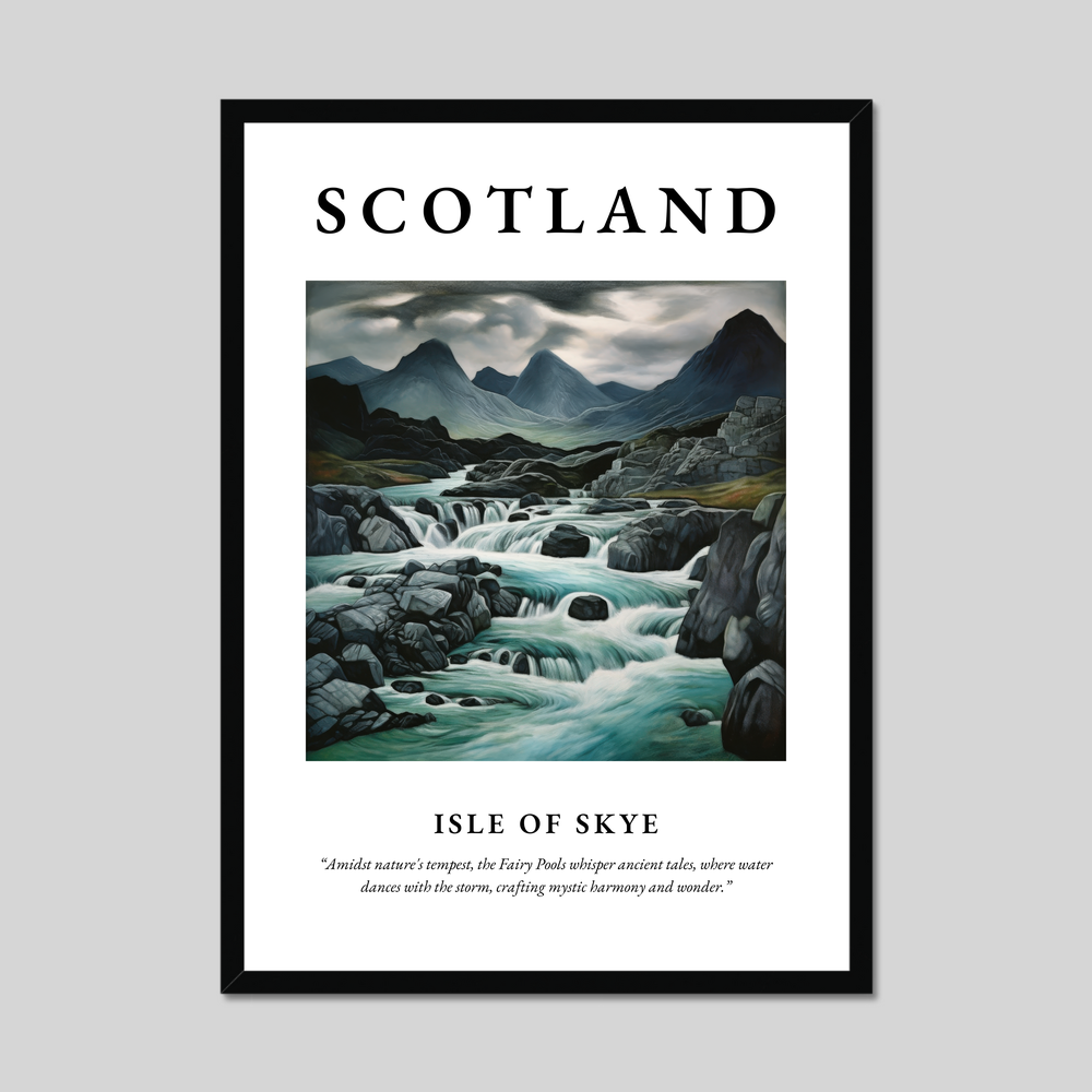 Poster of Isle of Skye, Scotland.