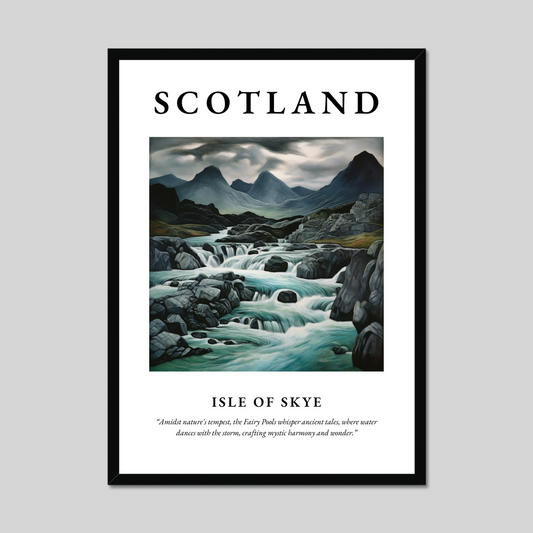 Poster of Isle of Skye, Scotland.