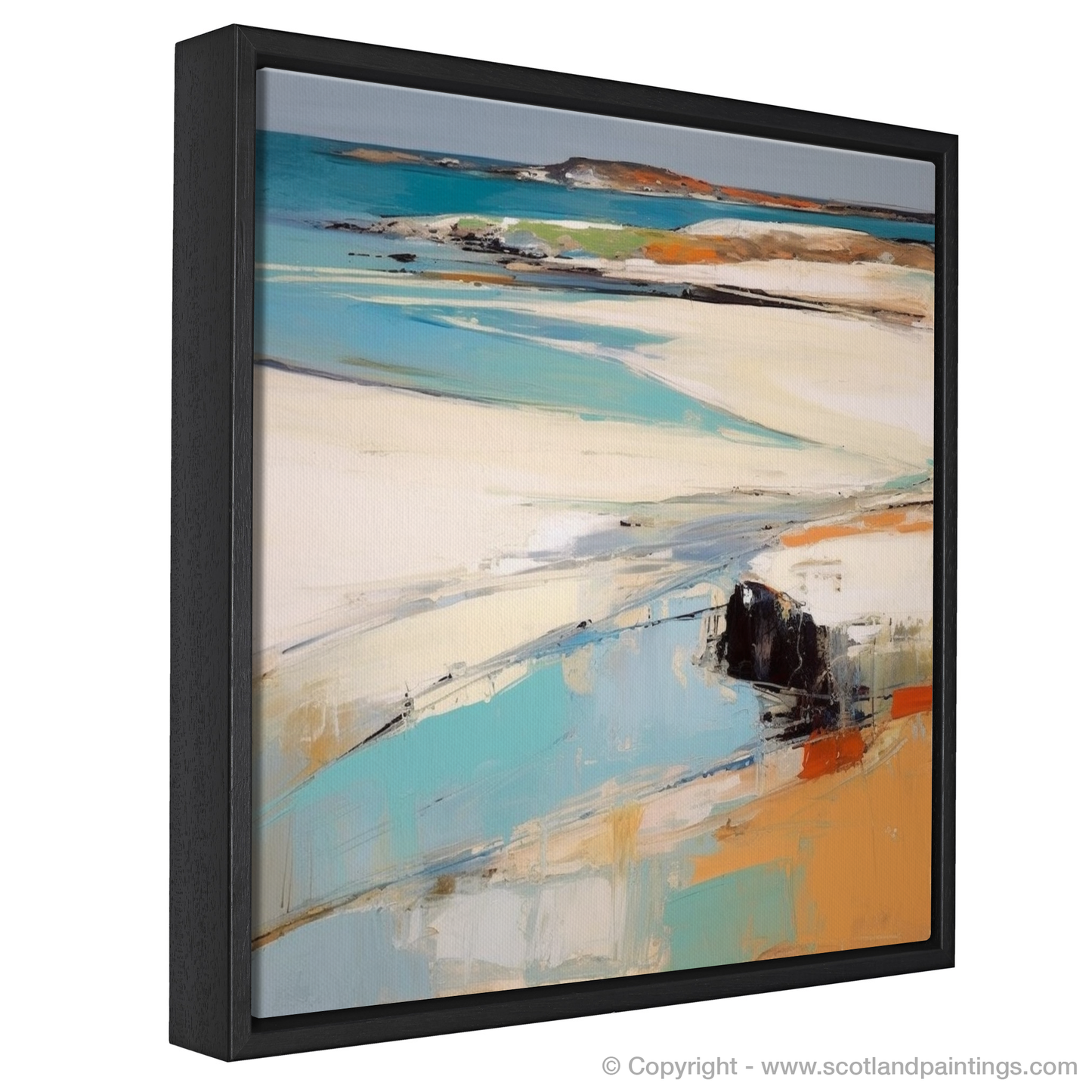 Silver Sands of Morar: An Abstract Impressionist Reverie