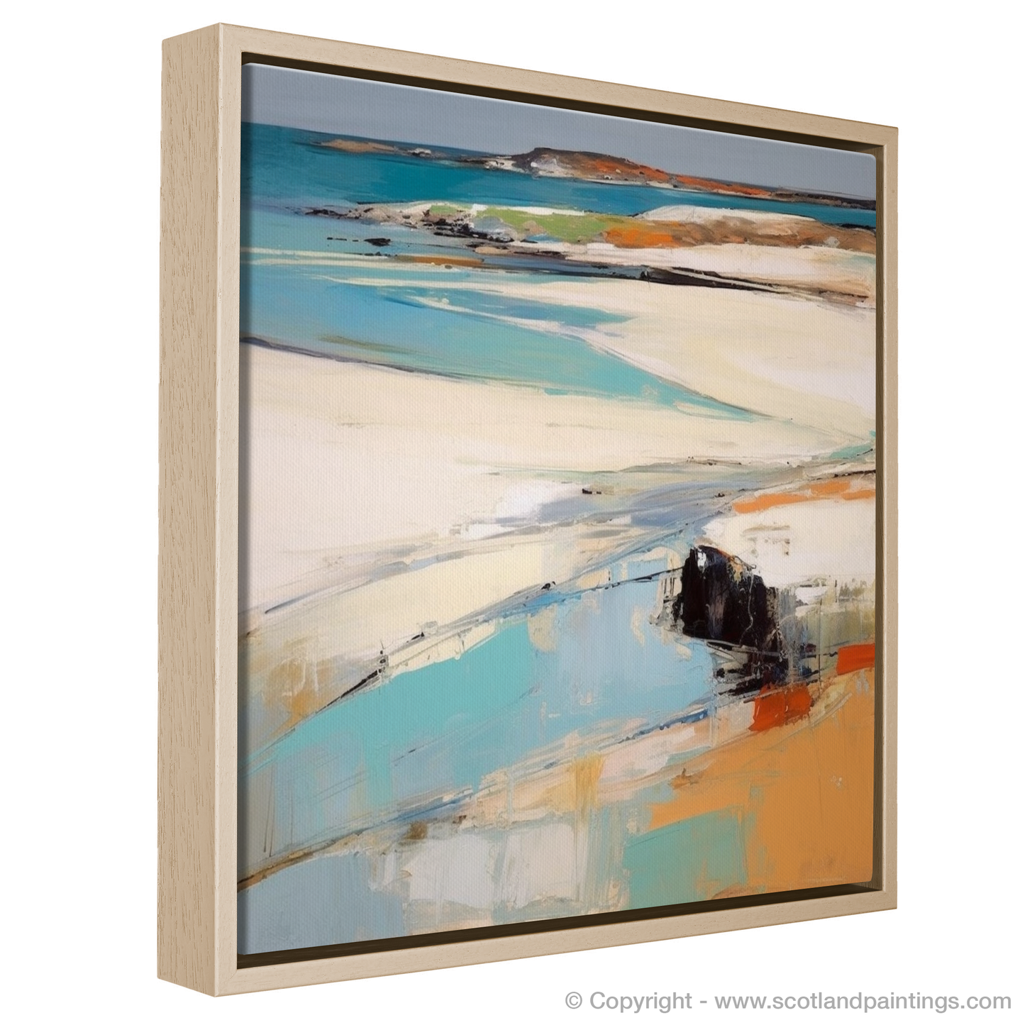 Silver Sands of Morar: An Abstract Impressionist Reverie