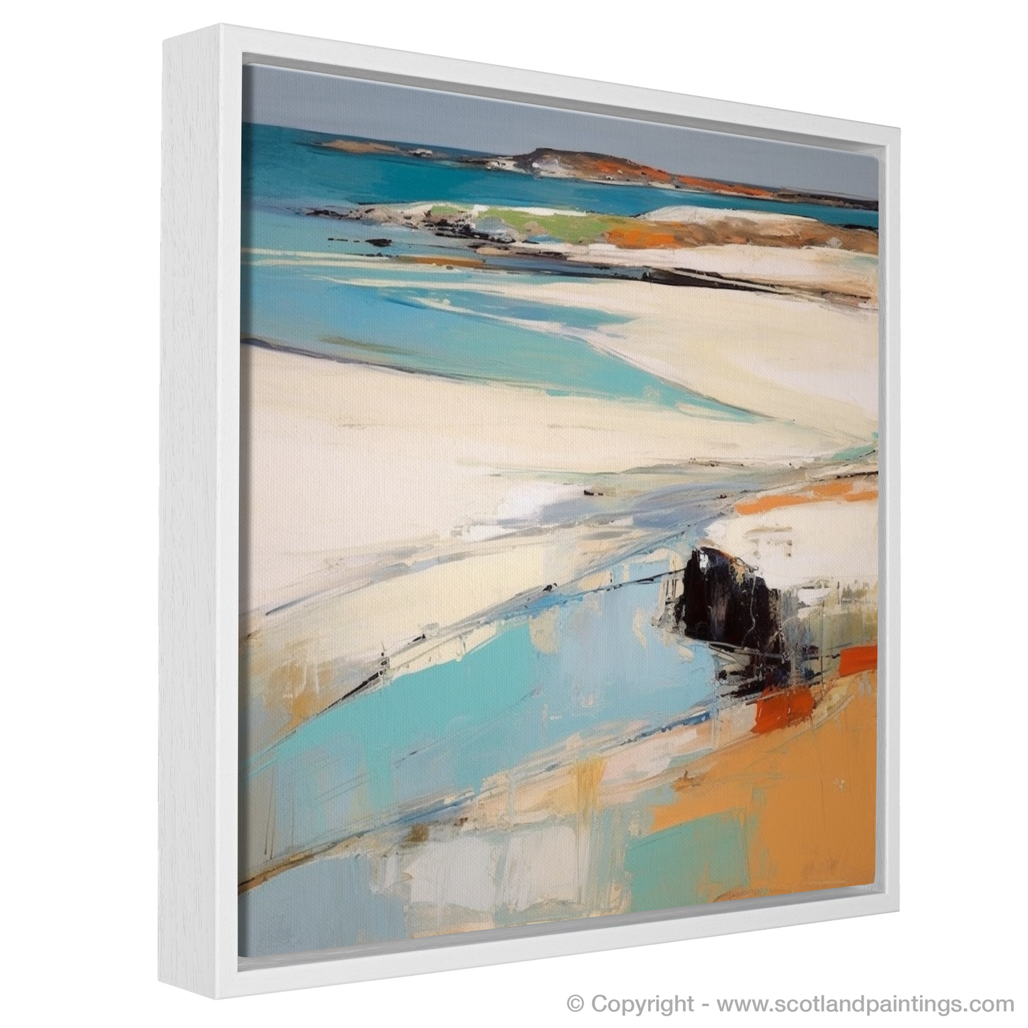 Silver Sands of Morar: An Abstract Impressionist Reverie