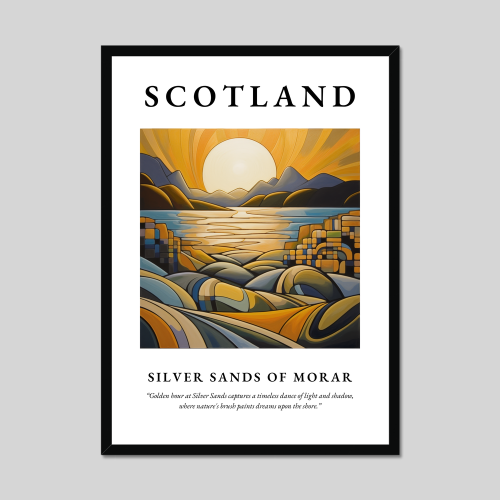 Poster of Silver Sands of Morar, Scotland.