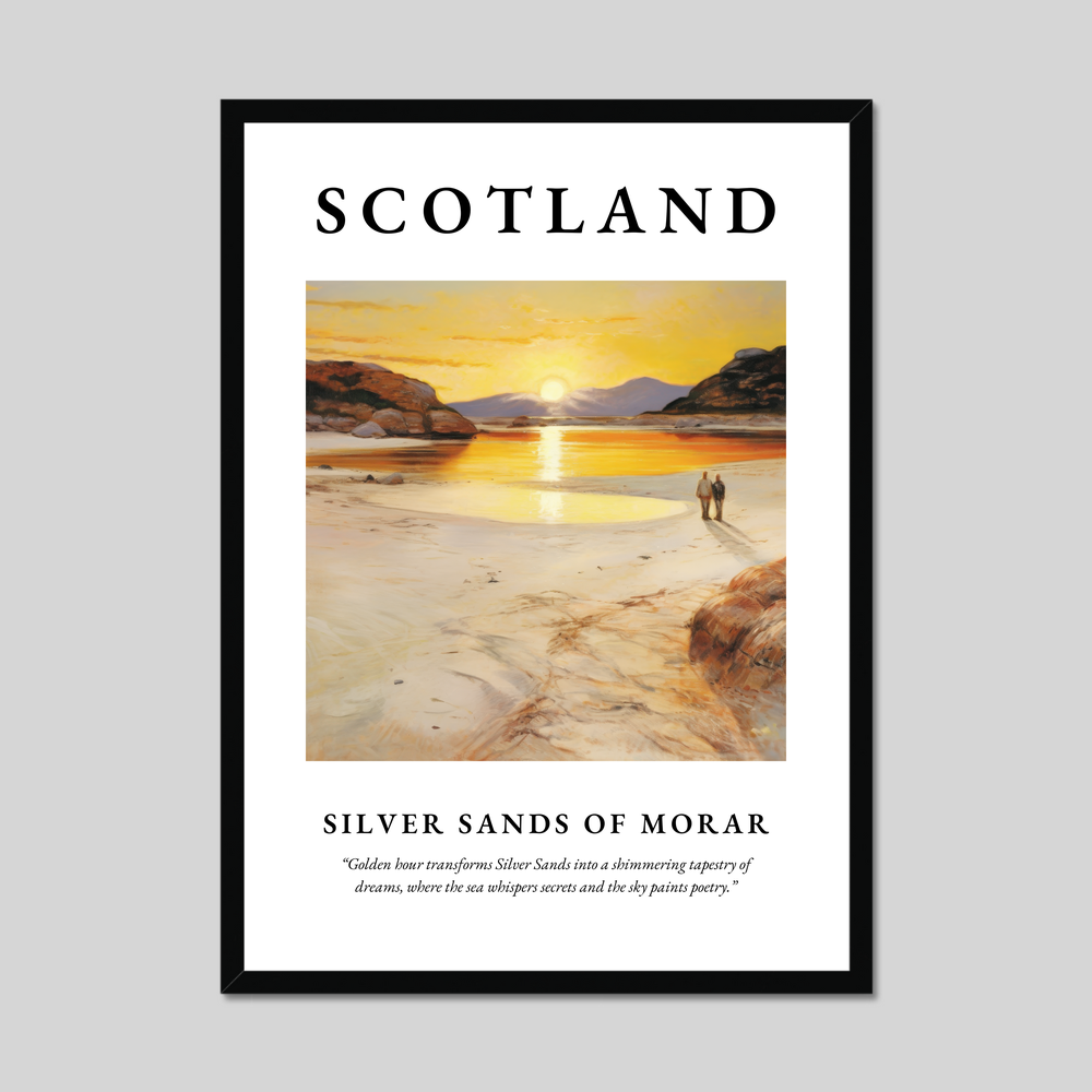 Poster of Silver Sands of Morar, Scotland.