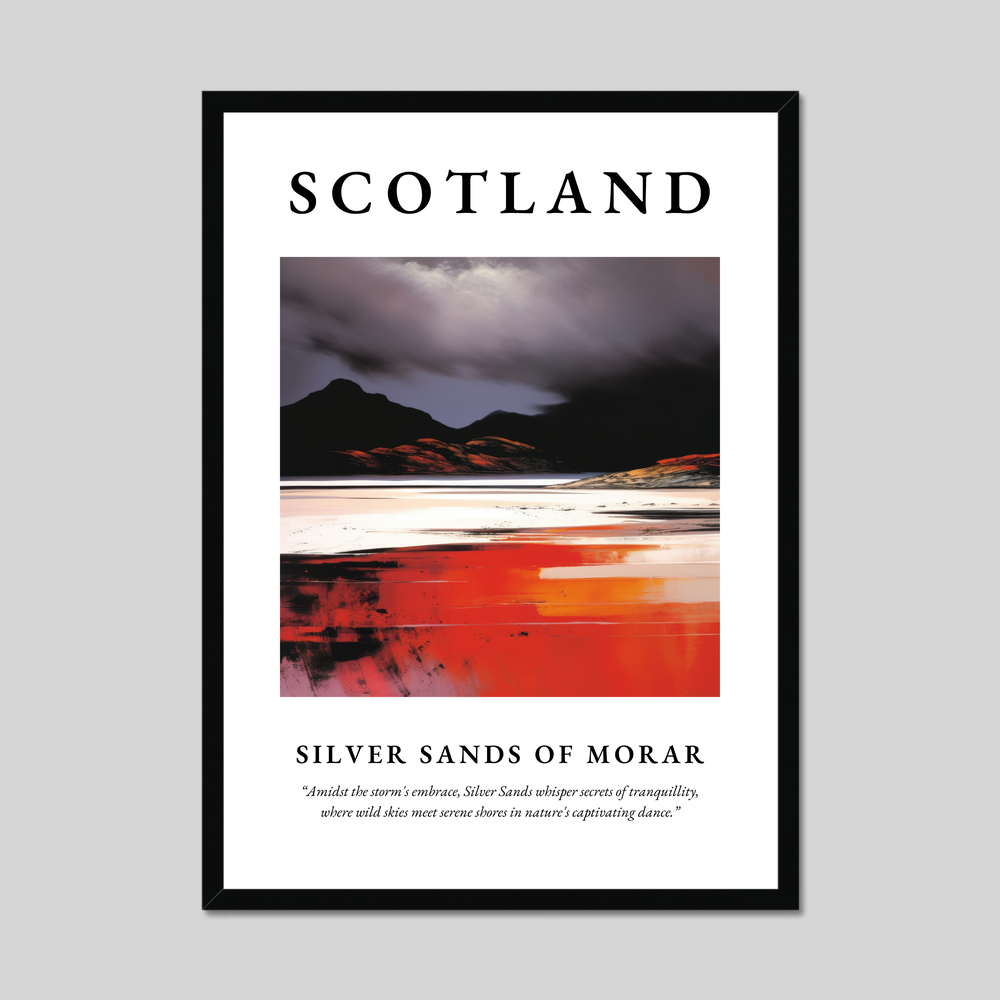 Poster of Silver Sands of Morar, Scotland.