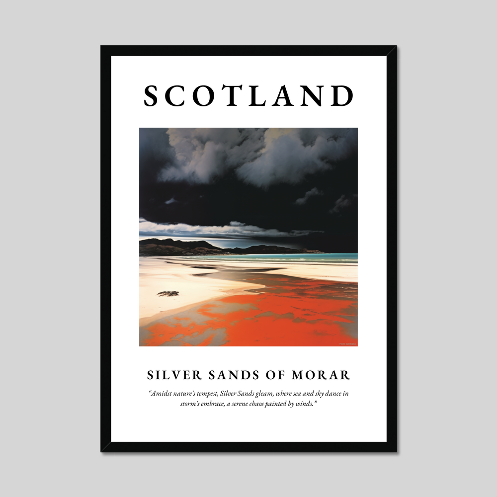 Poster of Silver Sands of Morar, Scotland.