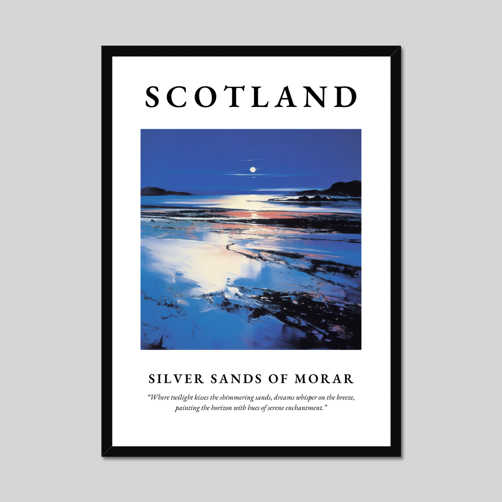 Poster of Silver Sands of Morar, Scotland.