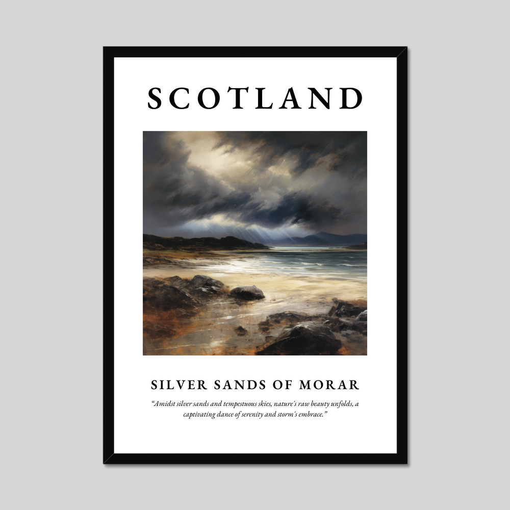 Poster of Silver Sands of Morar, Scotland.