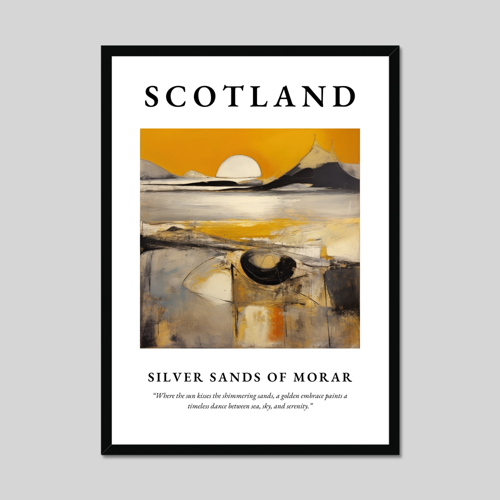 Poster of Silver Sands of Morar, Scotland.