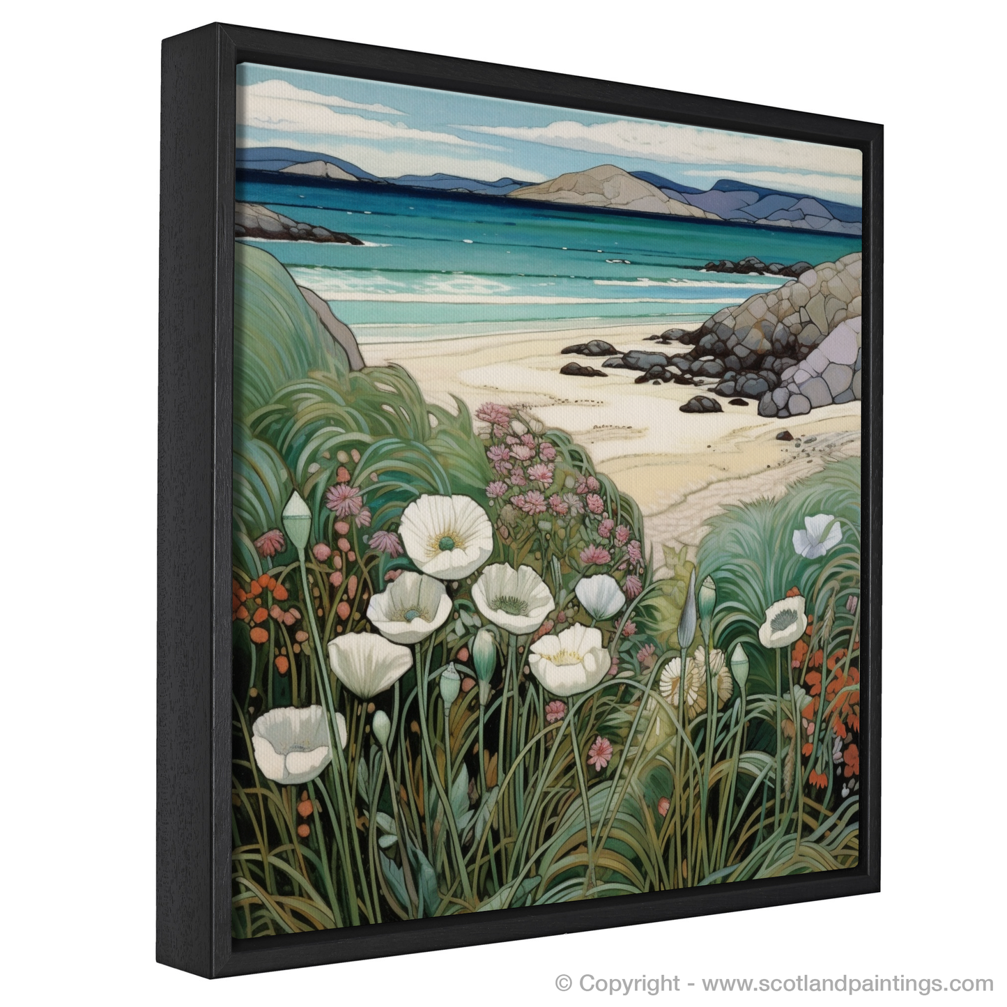 Enchanted Shores of Morar: An Art Nouveau Tribute