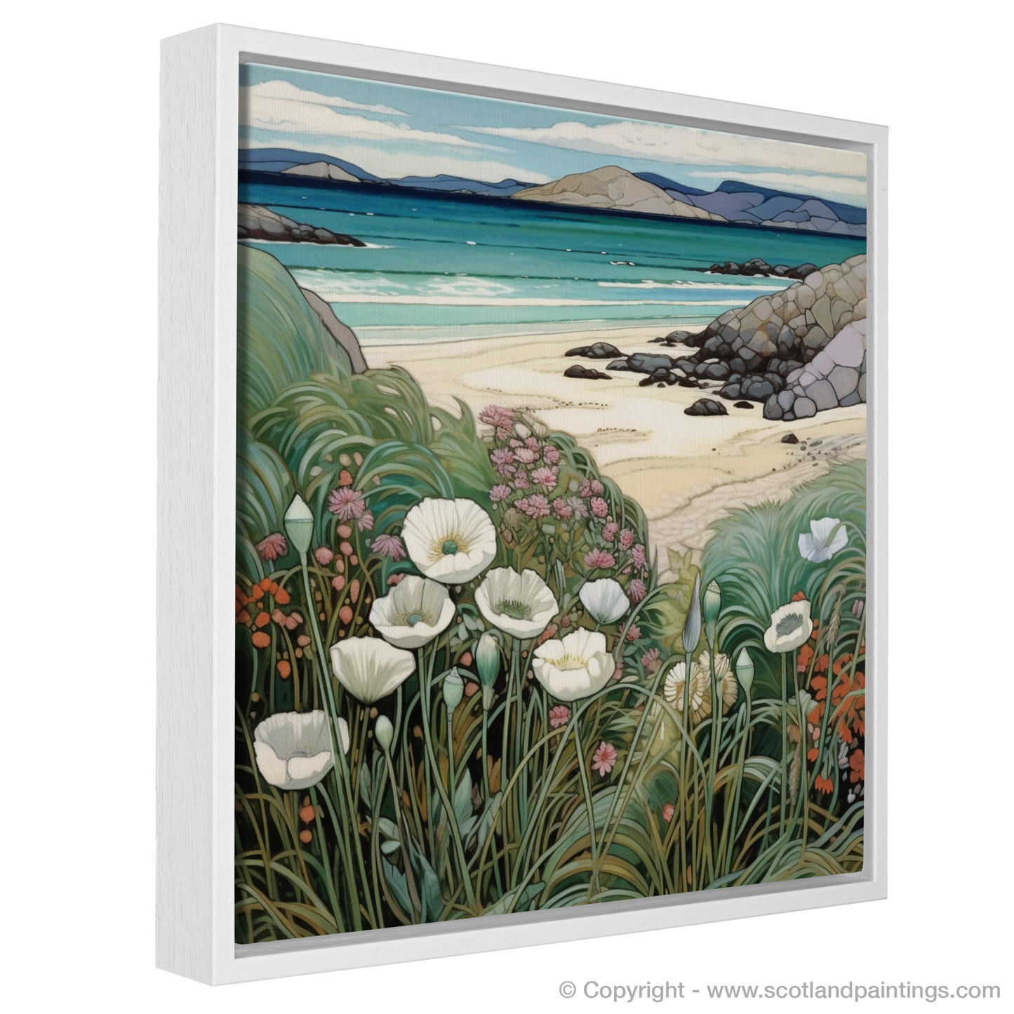 Enchanted Shores of Morar: An Art Nouveau Tribute