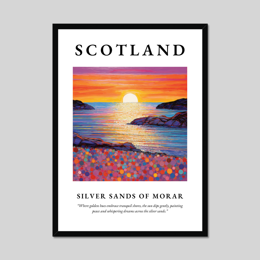 Poster of Silver Sands of Morar, Scotland.