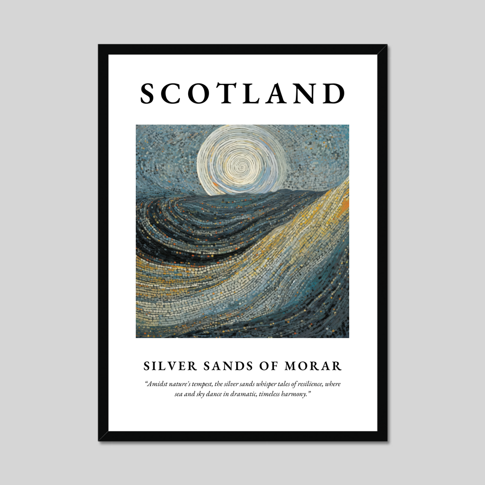 Poster of Silver Sands of Morar, Scotland.