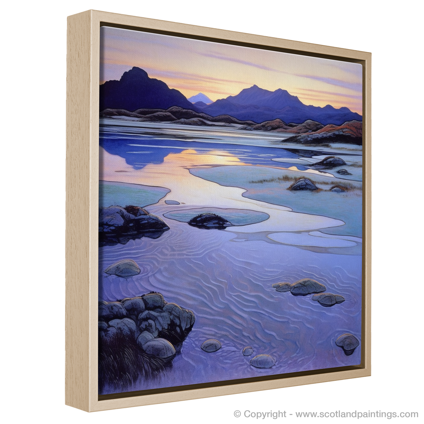 Dusk Embrace at Silver Sands of Morar