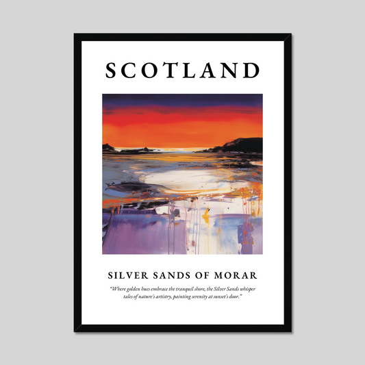 Poster of Silver Sands of Morar, Scotland.