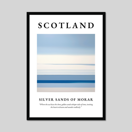 Poster of Silver Sands of Morar, Scotland.