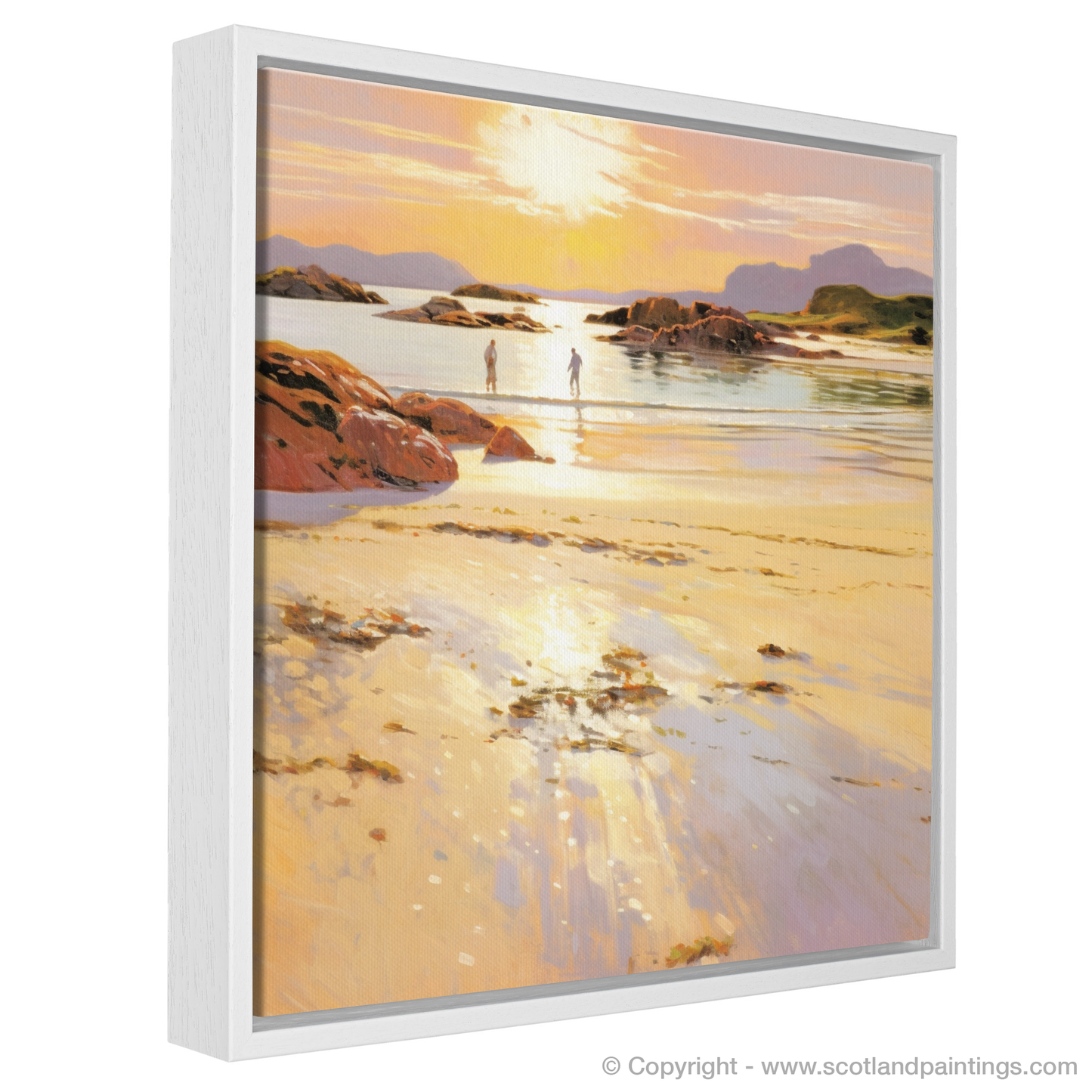 Golden Hour Glow at Silver Sands of Morar