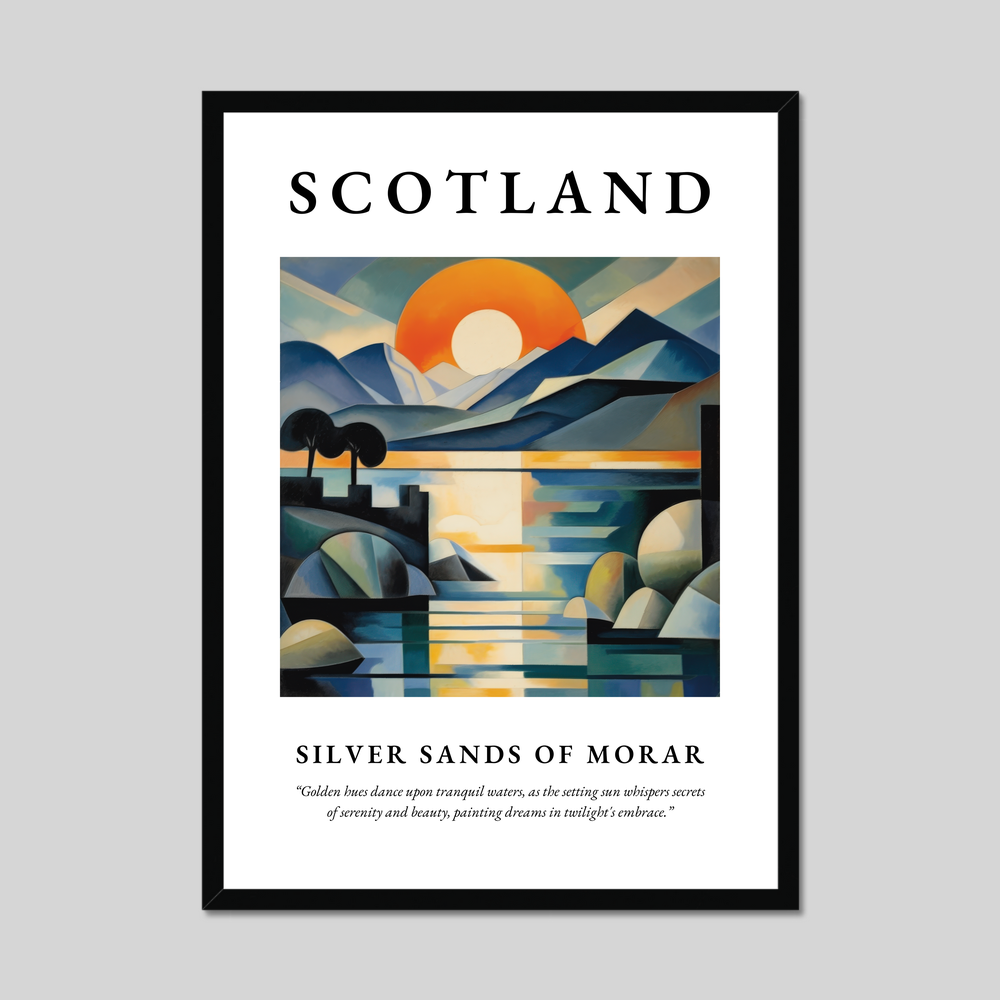 Poster of Silver Sands of Morar, Scotland.