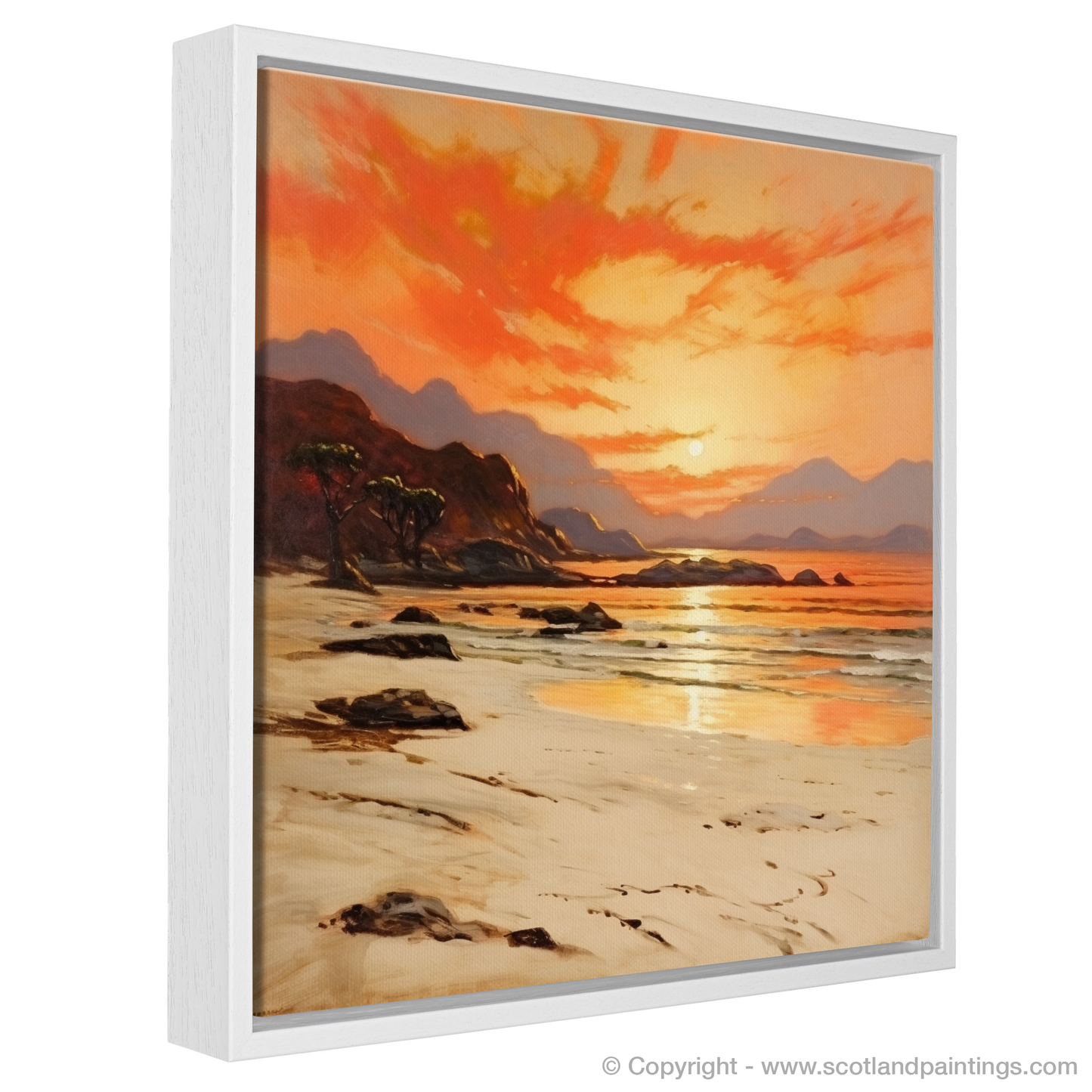 Sunset Serenade over Silver Sands of Morar