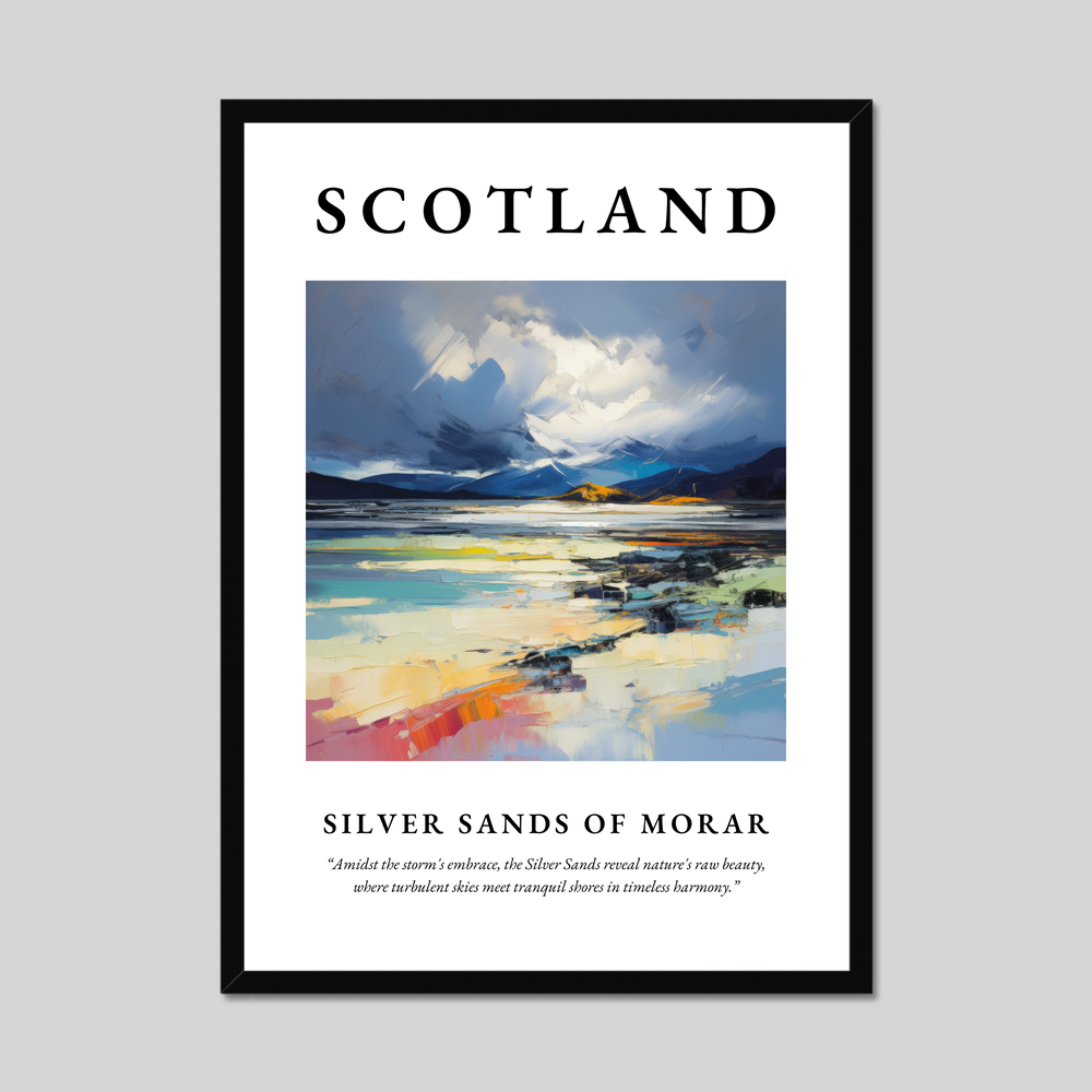 Poster of Silver Sands of Morar, Scotland.